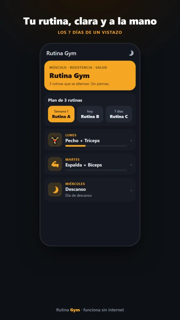 Rutina Gym: Músculo y Fuerza