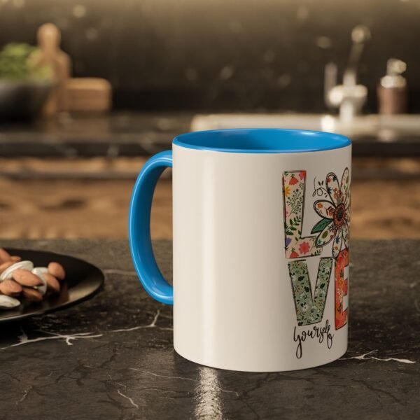 Love Yourself Floral Mug