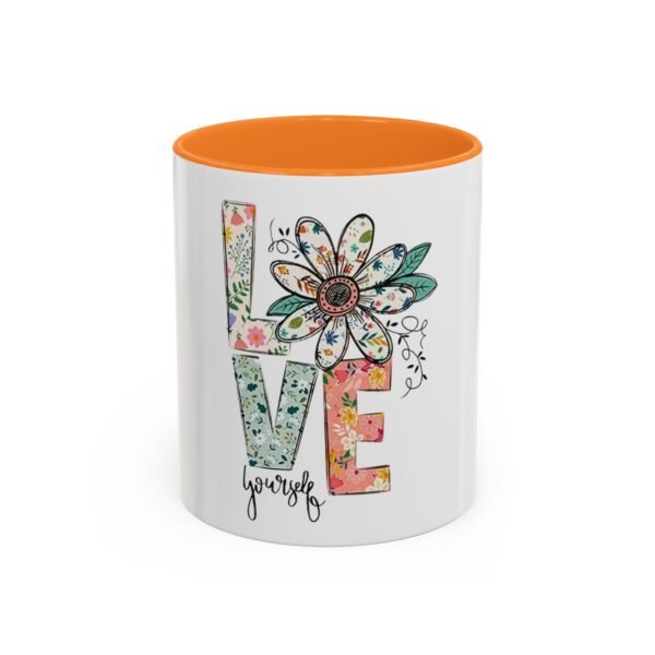 Love Yourself Floral Mug