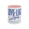Love Like Jesus Accent Coffee Mug