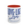 Love Like Jesus Accent Coffee Mug