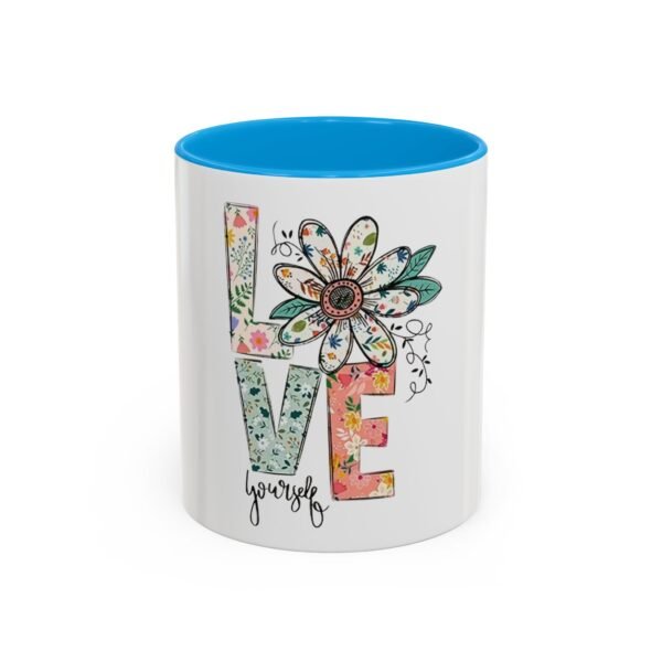 Love Yourself Floral Mug