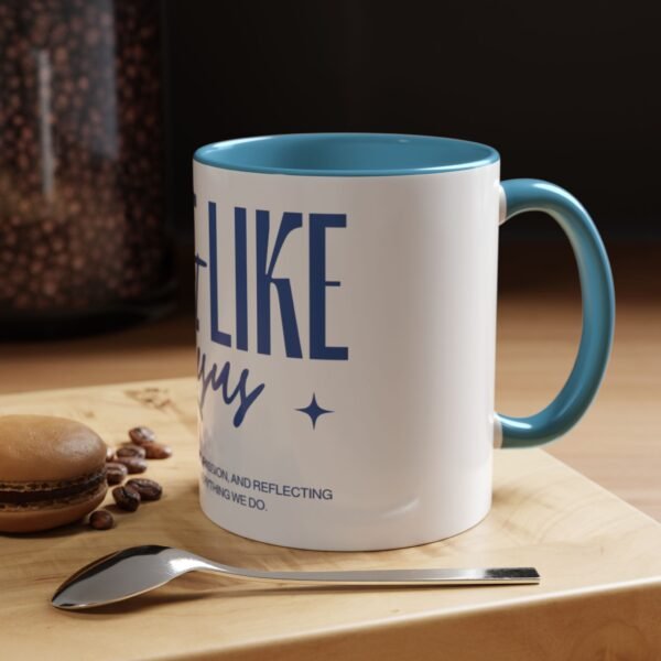 Love Like Jesus Accent Coffee Mug