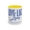 Love Like Jesus Accent Coffee Mug