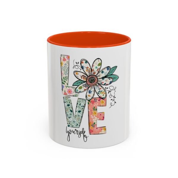 Love Yourself Floral Mug