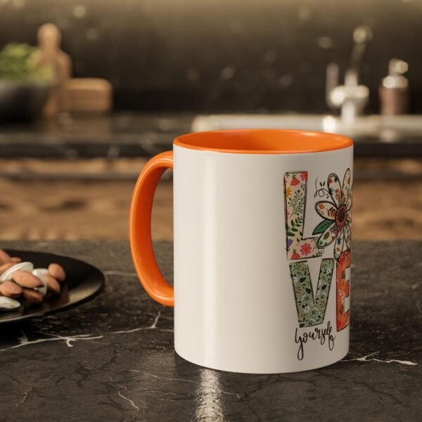 Love Yourself Floral Mug