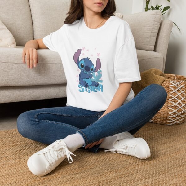 Cute Blue Alien Cartoon T-Shirt