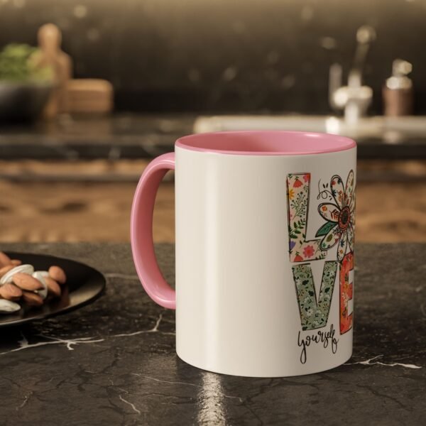 Love Yourself Floral Mug