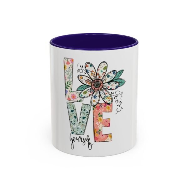 Love Yourself Floral Mug