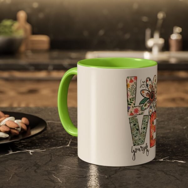 Love Yourself Floral Mug