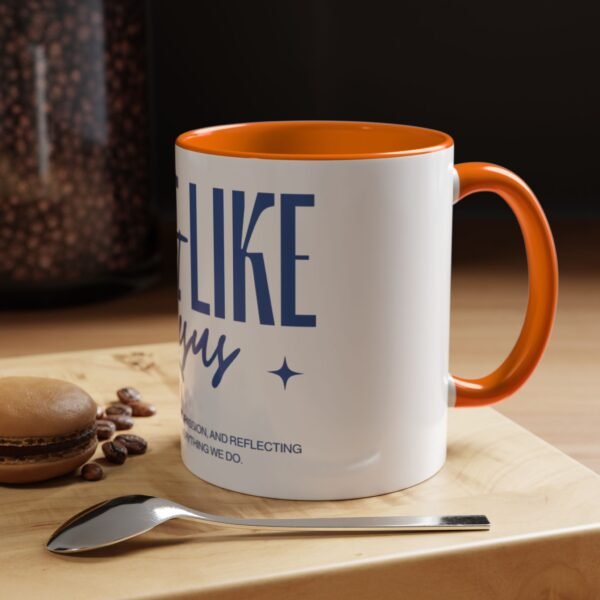 Love Like Jesus Accent Coffee Mug