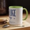 Love Like Jesus Accent Coffee Mug