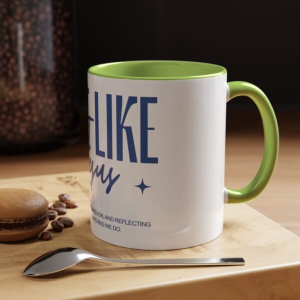 Love Like Jesus Accent Coffee Mug