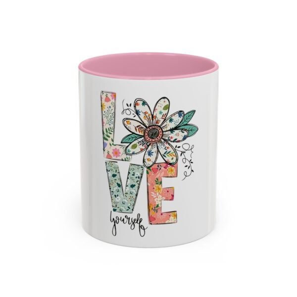 Love Yourself Floral Mug